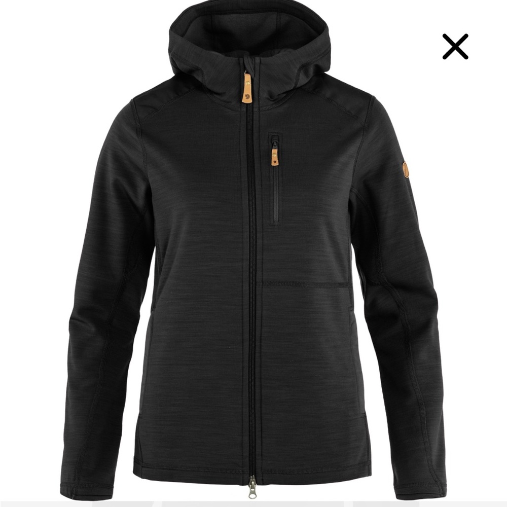 Fjallraven Keb Fleece Hoodie black womens XS